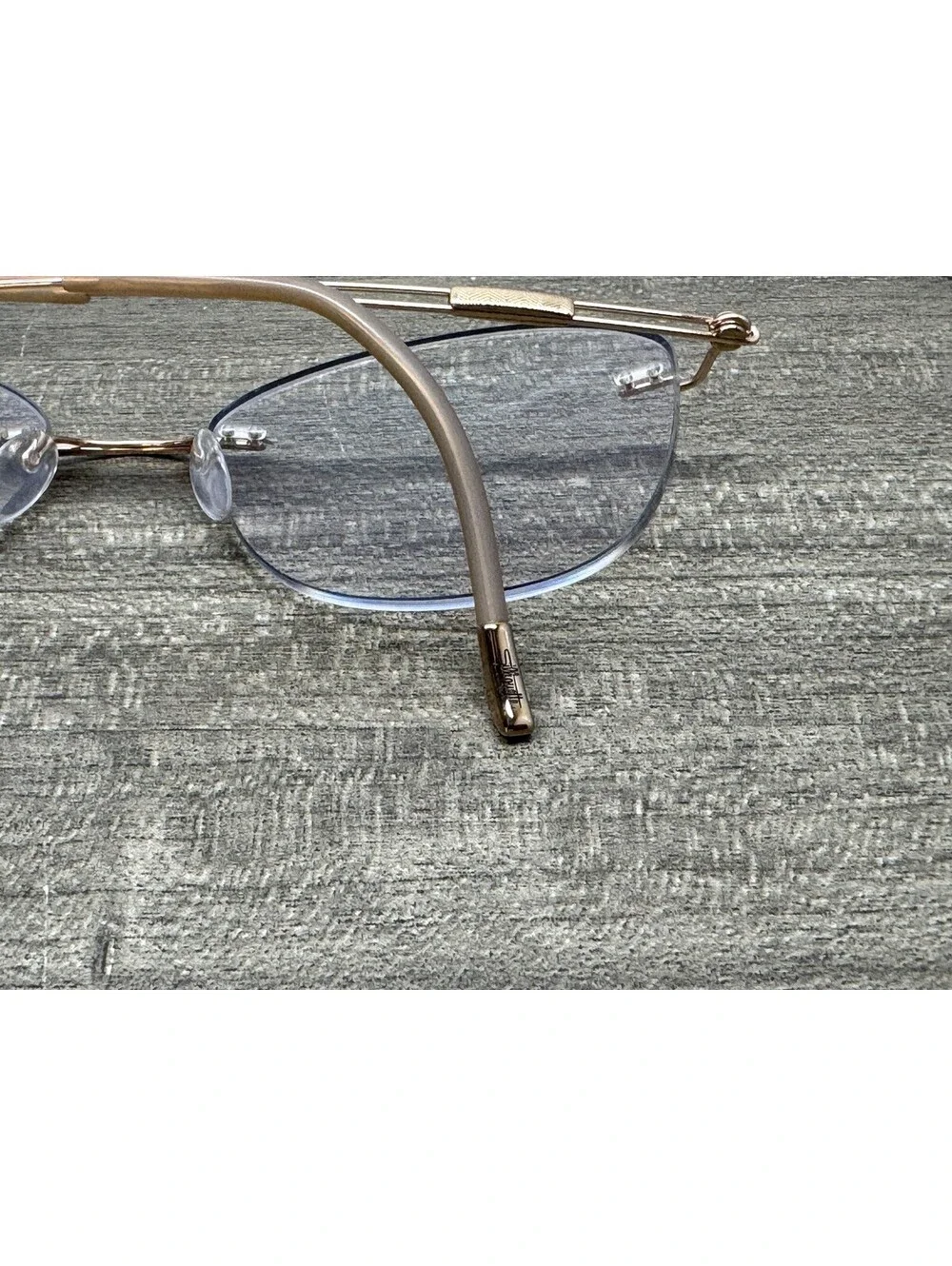 Silhouette Eyeglasses 5521 70 3530 Titan Rose Gold Rimless Austria 53[]19 140